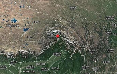 西藏林芝市发生了6.9级地震，有明显震感，暂无人员伤亡
